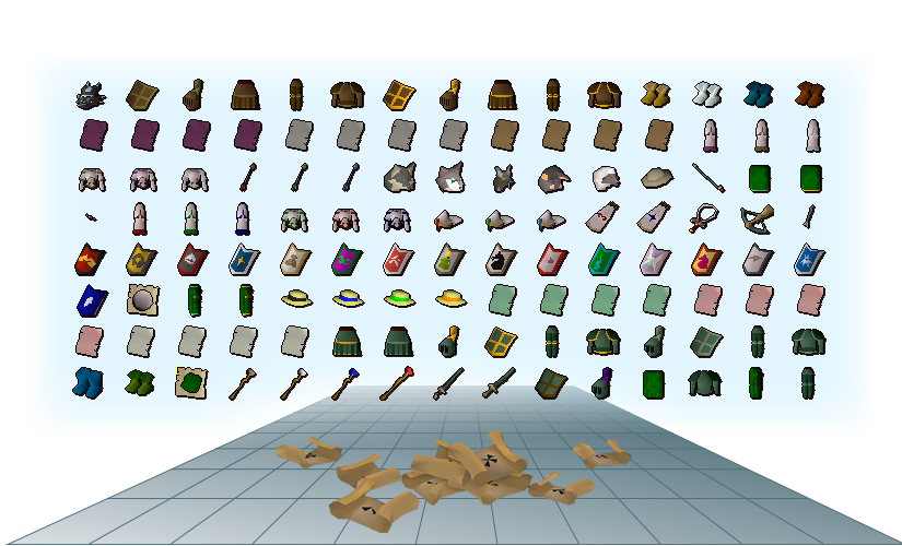 RuneGlory clue scroll rewards