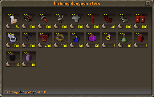 RuneGlory Training Dungeon